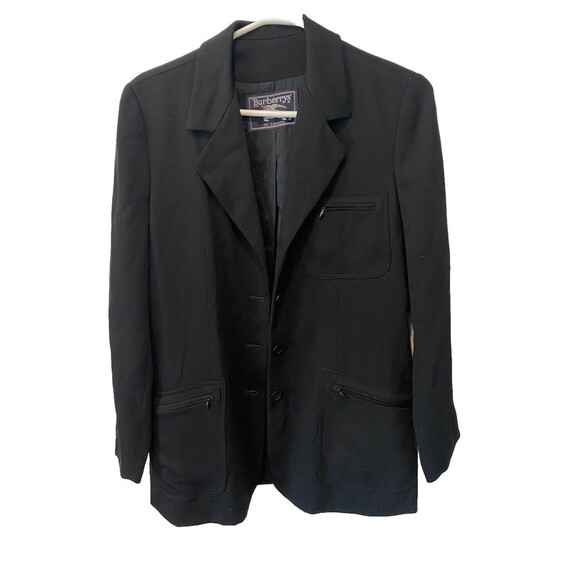Vintage Burberrys' of London Prorsum Black Blazer Size 10